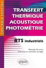 livre thermique acoustique photometrie BTS